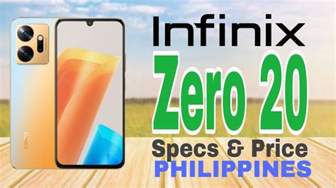 Infinix Zero 20 Price in Philippines .